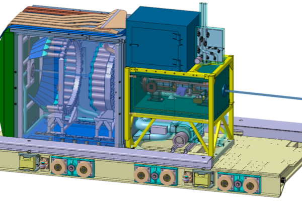 HRNS overview as installed in the ITER equatorial port cell #01